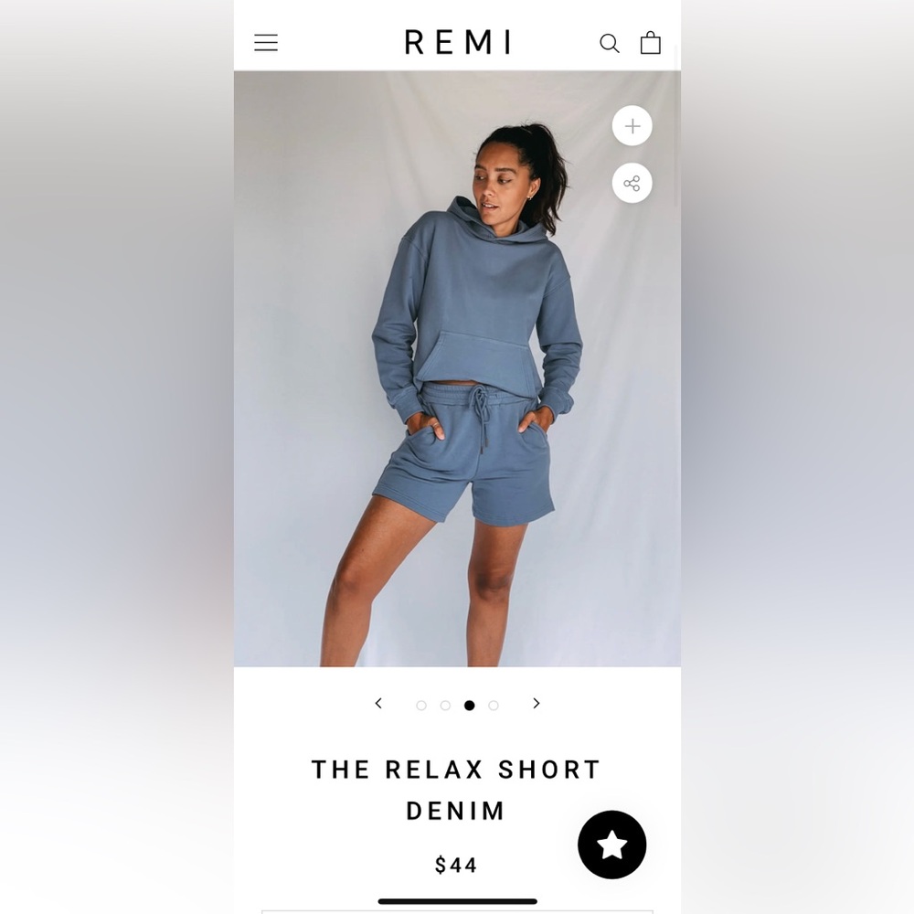 NWOT Remi the Label relax women’s shorts